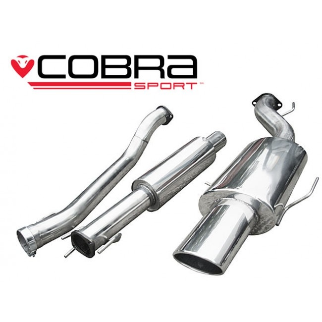 COBRA-VX76 Opel Astra H 1.4 / 1.6 / 1.8 04-10 Catback (Ljuddämpat) Cobra Sport