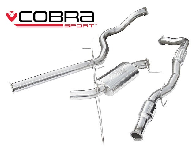 COBRA-VZ06b Opel Corsa D VXR 07-09 Turboback-system (Med Sportkatalysator & Ej Ljuddämpat) Cobra Sport