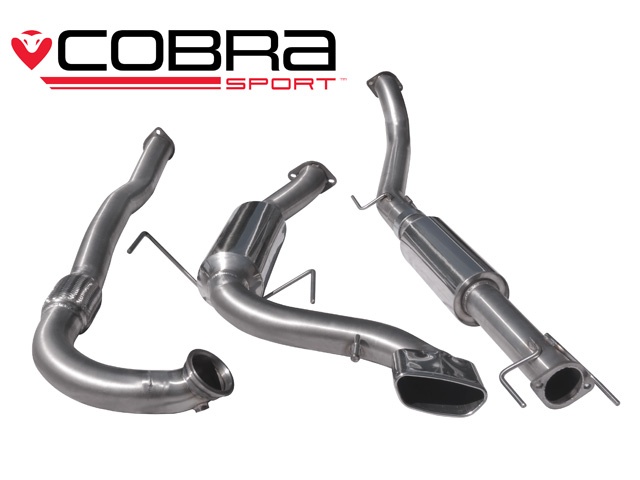 COBRA-VZ07c Opel Astra H VXR 05-11 Turboback-system (Med De-Cat & Ljuddämpare) Cobra Sport
