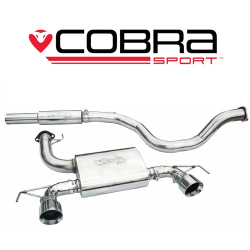 COBRA-VZ11G Opel Corsa D 10-14 Nurburgring Catback (Ljuddämpat) Cobra Sport