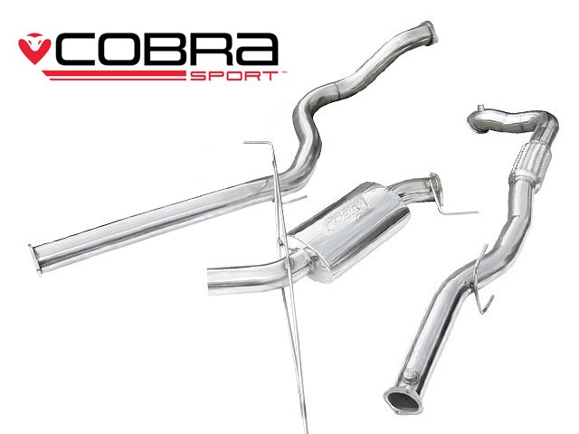 COBRA-VZ14d Opel Corsa D VXR 10-14 Turboback-system (Med De-Cat & Ej Ljuddämpat) Cobra Sport