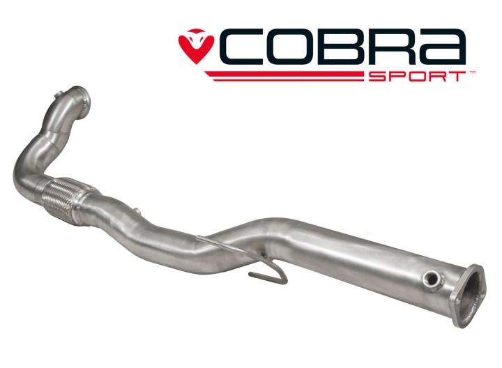 COBRA-VZ23 Opel Corsa E VXR 15- Frontpipe De-Cat (Till Cobra-avgas) Cobra Sport