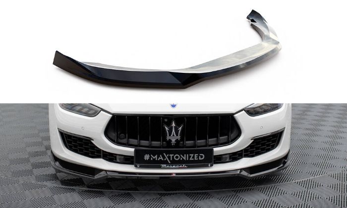 Maserati Ghibli MK3 Facelift 2017-2020 Frontläpp / Frontsplitter V.1 Maxton Design i gruppen Bilmodeller / Maserati / Ghibli hos DDESIGN AB (MA-GH-1F-FD1G)