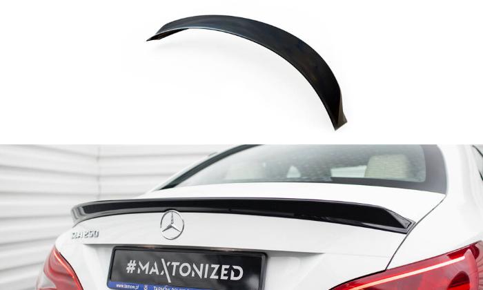 Mercedes-Benz CLA-Klass C117 Facelift 2017-2019 Vinge / Vingextension 3D Maxton Design i gruppen Bilmodeller / Mercedes Benz / CLA-Class 13-19 (C117) / Styling hos DDESIGN AB (ME-CLA-117F-CAP3D1G)