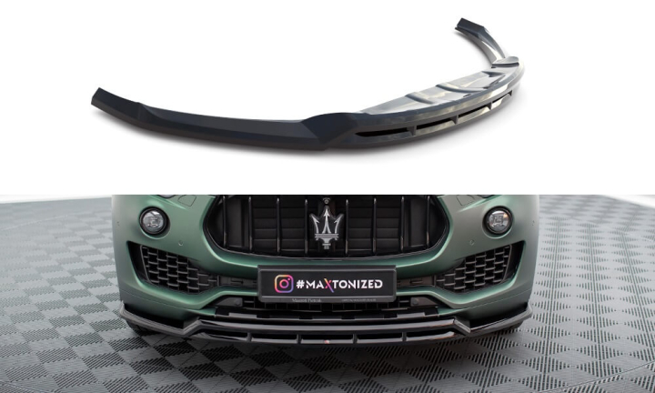 Maserati Levante Mk1 2018+ Frontsplitter V.2 Maxton Design i gruppen Bilmodeller / Maserati / Levante 2016+ hos DDESIGN AB (MS-LE-1-FD2-FD2R)