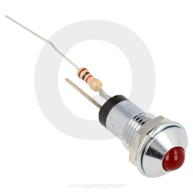 QE2024 Varningslampa Röd - 12V QSP Products