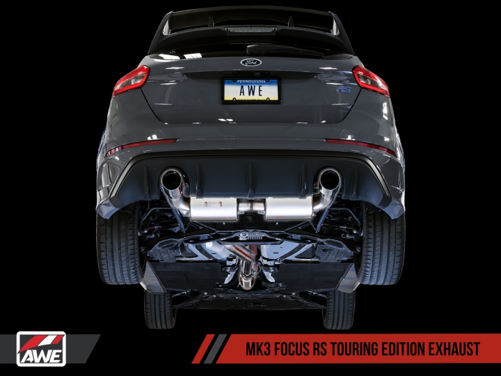 awe3020-32036 Ford Focus RS MK3 Touring Edition Catback Avgassystem AWE Tuning