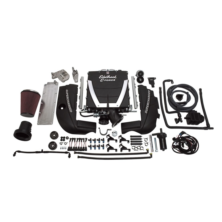 ede15400 LS3/L92 Swap W/ Corvette Belt Offset Kompressor kit Edelbrock