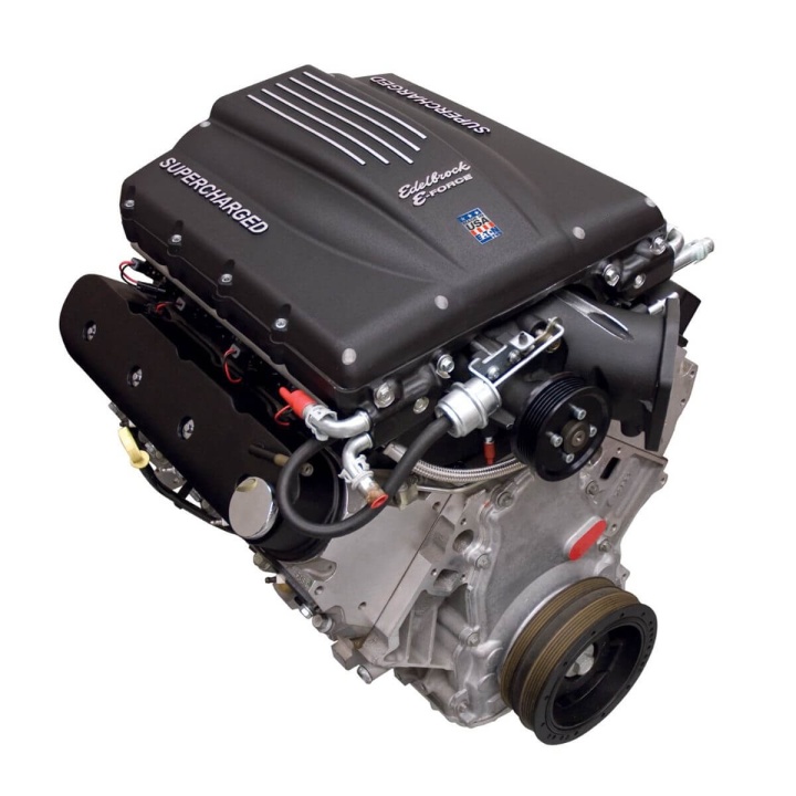 ede46760 Crate Engine LS416 Smidd LS3 Komplett Motor 720HK 9.5:1 Edelbrock