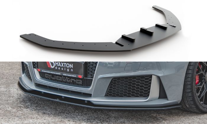 Audi RS3 8V 2015-2016 Racing Frontsplitter Durability Sportback Maxton Design i gruppen Bilmodeller / Audi / RS 3 2015+ / Styling hos DDESIGN AB (var-AURS38VCNC-FD3B)
