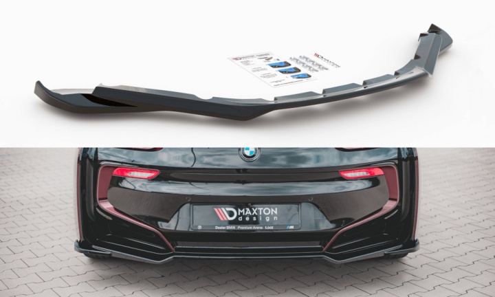 var-BM-I8-1-RD1T BMW i8 2014-2020 Diffuser Maxton Design 