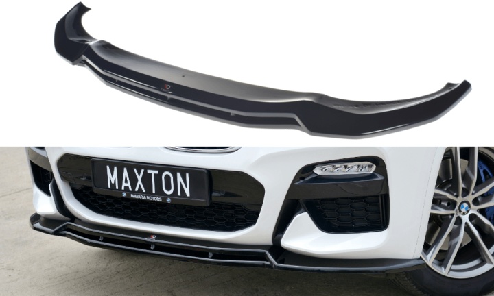var-BM-X3-01-MPACK-FD1T-F BMW X3 G01 M-Sport 2018+ Frontsplitter V.1 Maxton Design 