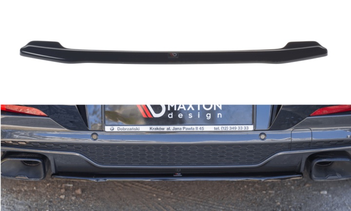 var-BM-X4-02-MPACK-RD1T BMW X4 G02 M-Paket 2018-2021 Bakre Splitter V.1 Maxton Design 