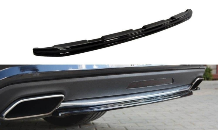 var-ME-CLS-218-RD1T Mercedes CLS AMG-Line C/W218 2011-2014 Bakre Splitter V.1 Maxton Design 