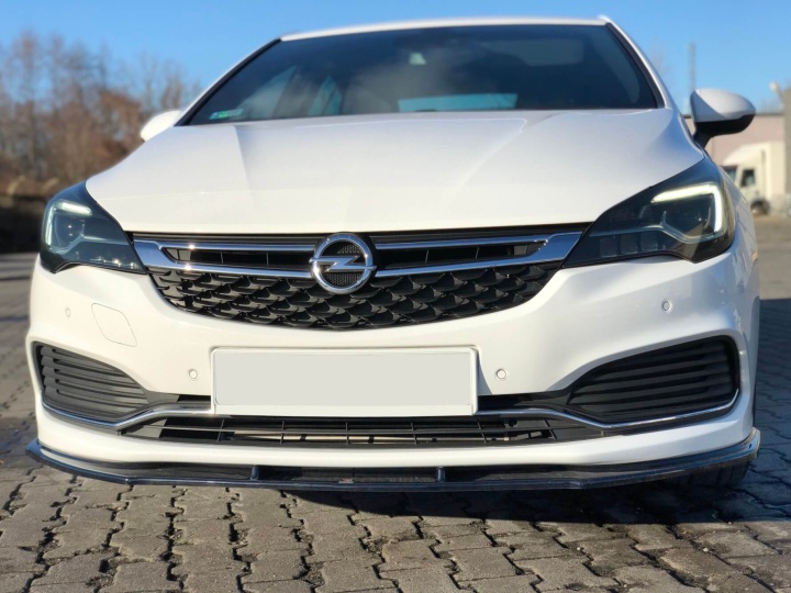 var-OP-AS-5-OPCLINE-FD1T Opel Astra K OPC 2015-2021 Frontsplitter V.1 Maxton Design 