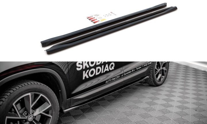var-SK-KO-1F-SD1T Skoda Kodiaq 2021+ Sidoextensions V.1 Maxton Design 