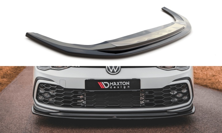 var-VW-GO-8-GTI-FD5T VW Golf 8 GTI 2019+ Frontsplitter V.5 Maxton Design 