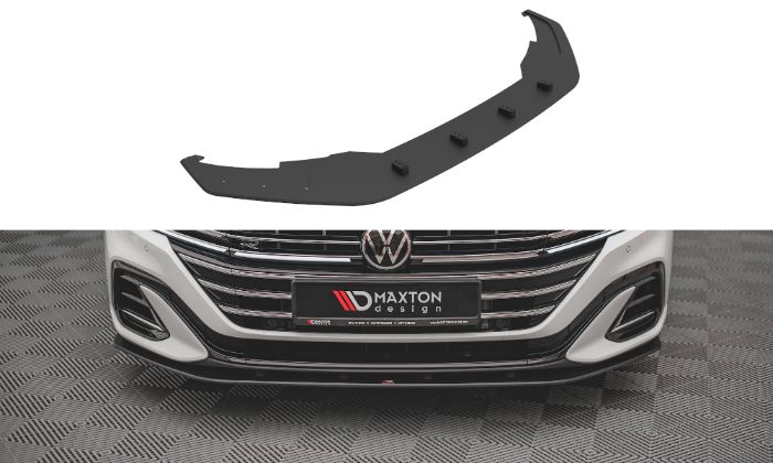 Volkswagen Arteon R-Line Facelift 2020+ Street Pro Frontläpp / Frontsplitter Maxton Design i gruppen Bilmodeller / VW / Arteon 17+ / Styling hos DDESIGN AB (var-VWAR1FRLINECNC-FD1B)