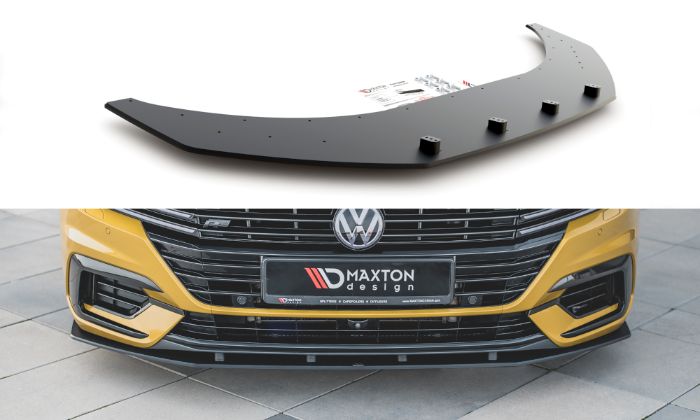 Volkswagen Arteon R-Line 2017+ Racing Frontläpp / Frontsplitter Maxton Design i gruppen Bilmodeller / VW / Arteon 17+ / Styling hos DDESIGN AB (var-VWAR1RLINECNC-FD1B)