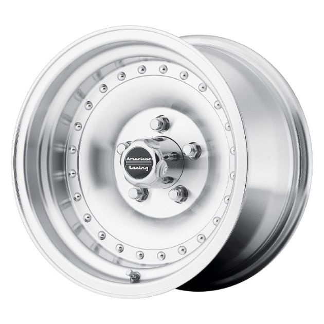wlp-AR615161 American Racing Outlaw I 15X10 ET-38 5x120.7 83.06 Machined W/ Clear Coat