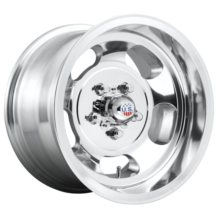 wlp-U10115906150 US Mag 1PC Indy 15X9 ET1 5x120.7 72.56 High Luster Polished