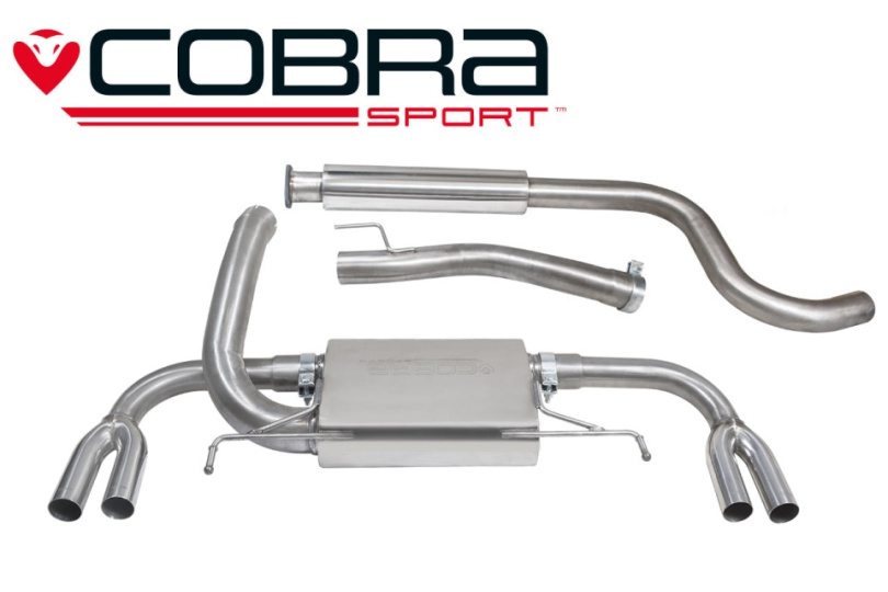 Opel Astra J VXR 12- Catback Sportavgassystem (Ljuddämpat) Cobra Sport
