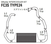 12040201 Mazda RX-7 89-91 Spec R InterCooler Kit GReddy (1)