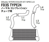 12040422 Mazda RX-7 91-02 GReddy Spec LS InterCooler Kit GReddy (1)