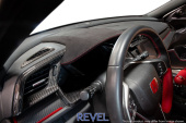 1TR4GT0AH05A Civic 16-18 Kolfiber Instrumentpanels Cover Med Alcantara Revel GT (2)