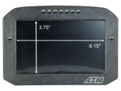 30-5701F AEM CD-7L Carbon Digital Dash Flat Panel (Med Logger / Utan GPS) (6)