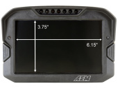 30-5702 AEM CD-7G Carbon Digital Dash (Utan Logger / Med GPS) (4)