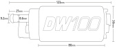 9-101-0766 240SX 89-94 DW100 165 L/H In-Tank Bränslepumpskit Deatschwerks (4)