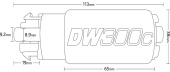 9-309-1009 R35 GTR 09-15 (Kräver 2 av detta kit) DW300C 340 L/H In-Tank Bränslepumpskit Deatschwerks (4)