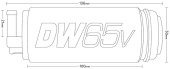 9-654-1025 VW & Audi 1.8t FWD DW65V 265 L/H In-Tank Bränslepumpskit Deatschwerks (4)