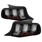 ALT-YD-FM10-LED-BK Ford Mustang 2010-2012 Light Bar (Sekventiell Blinkers) LED Baklampor - Svart Spyder Auto Spyder Auto (1)