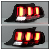 ALT-YD-FM10-LED-BK Ford Mustang 2010-2012 Light Bar (Sekventiell Blinkers) LED Baklampor - Svart Spyder Auto Spyder Auto (7)