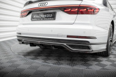 Audi A8 S-Line D5 2017-2021 Bakre Splitter / Diffuser Maxton Design