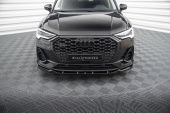 Audi Q3 Sportback F3 2019+ Frontläpp / Frontsplitter V.2 Maxton Design