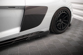 Audi R8 Mk2 Facelift 2018-2023 Sidoextensions + Splitters V.2 Maxton Design 