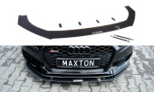 AU-RS3-8VF-CNC-FD1A Audi RS3 8V 2017-2020 Racing Frontsplitter V.1 Facelift Sportback Maxton Design (1)