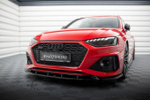 Audi RS4 B9 Facelift 2019+ Frontläpp / Frontsplitter V.2 Maxton Design