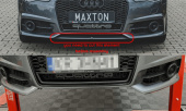 AU-S6-C7F-FFD1FP Audi S6 & A6 S-Line C7 Facelift 2014-2017 Frontsplitter V.1 Maxton Design (9)