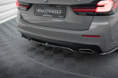 BMW 5-Serie G30 / G31 LCI 2020-2023 Bakre Splitter / Diffuser med Splitters Maxton Design