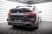 BMW X4 M-Pack G02 2018-2021 Bakre Splitter (Med Splitters) V.2 Maxton Design 