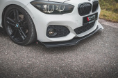 BMW 1 F20 M-Pack Facelift 2015-2019 / M140I 2017-2019 Frontläpp / Frontsplitter V.3 + Splitters Maxton Design