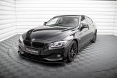 BMW 4 Gran Coupe F36 2014-2017 Street Pro Frontsplitter + Splitters V.1 Maxton Design 