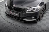 BMW 4 Gran Coupe F36 2014-2017 Street Pro Frontsplitter + Splitters V.1 Maxton Design 