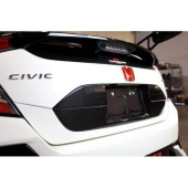 CBX-CTRLIC Honda Civic Type R 2017+ Registreringsplåt Garnering Kolfiber APR Performance (5)