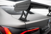 BMW 4-Serie G22 M-Sport 2020+ / M4 G82 2021+ Kolfibervinge Spoiler med LED-Ljus Bred Infästning Maxton Design