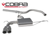 COBRA-AU04 Audi A3 (8P) 2.0 TDI 2WD 170PS (3-dörrars) 08-12 Catback (Dubbla utblås) Cobra Sport (1)